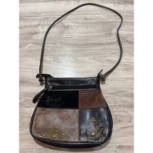 Fossil Patchwork Crossbody Bag
